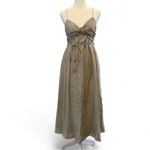 Elegant Sage Green Maxi Dress